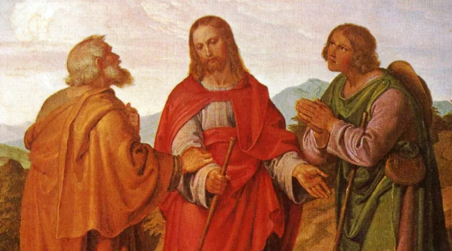 Jesús resucitado y los discípulos de Emaús. Crédito: Dominio Público - Wikipedia?w=200&h=150