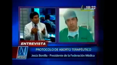[VIDEO] Protocolo de aborto terapu00e9utico u201cno sirve para nadau201d, asegura presidente de Federaciu00f3n Mu00e9dica Peruana