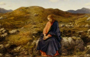 Foto : Jesu00fas orando / Cru00e9dito : Willian Dice (Dominio Pu00fablico)  Willian Dice (Dominio Pu00fablico)