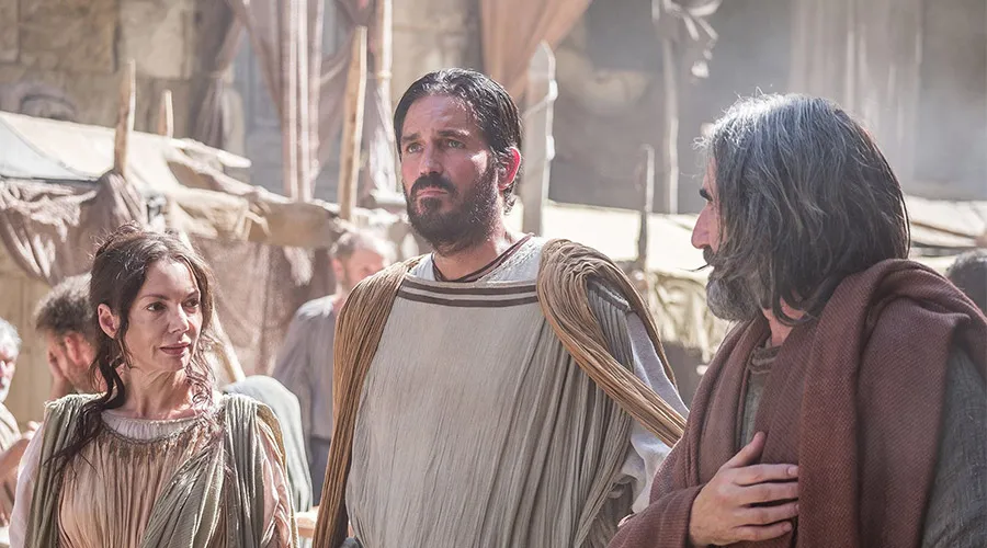 Jim Caviezel interpretando a San Lucas en “Pablo, apóstol de Cristo” / Crédito: Affirm Films?w=200&h=150