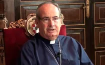 Mons. Joaquin Gimeno Lahoz (Foto: captura Video Diócesis Teruel)