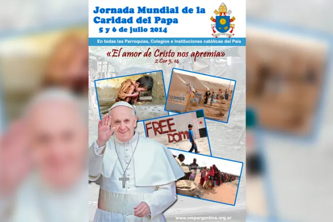 Cambia de fecha la Jornada Mundial de la Caridad del Papa en Argentina
