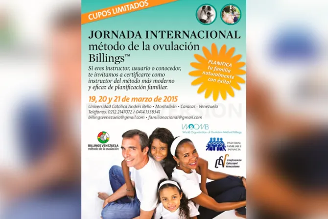Venezuela: Jornada internacional sobre método de la ovulación Billings