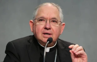 Mons. Josu00e9 Gomez. Cru00e9dito: Daniel Ibu00e1u00f1ez / ACI Prensa. 