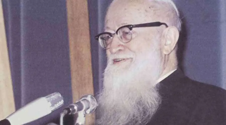 P. José Kentenich. Crédito: Sitio web oficial del proceso de beatificación del fundador del Movimiento Apostólico de Schoenstatt.