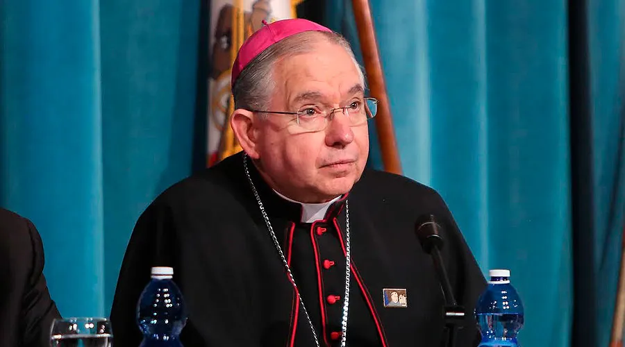 Mons. José Gómez, Arzobispo de Los Ángeles. Foto Daniel Ibáñez / ACI Prensa