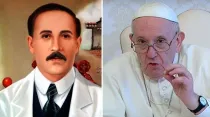 José Gregorio Hernández (Facebook CEV) - Papa Francisco (Captura de video Vatican Media)