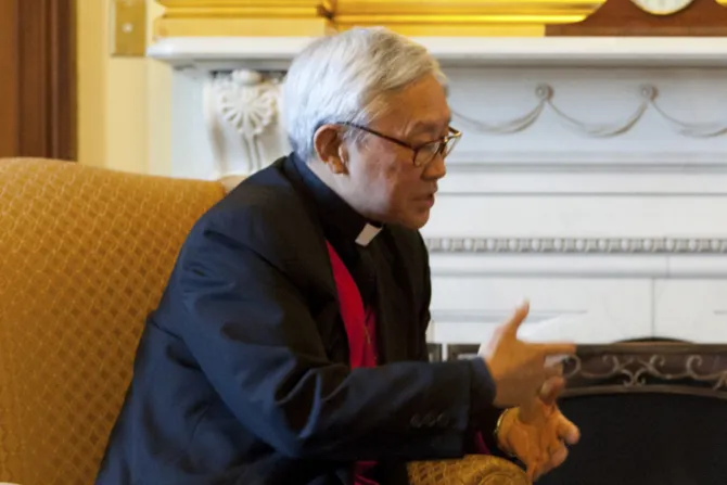 “El comunismo ha destruido los valores humanos”, dice Cardenal chino