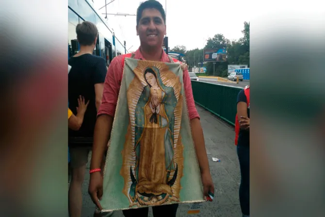 VIDEO: La Virgen de Guadalupe que “viajó” de Ciudad Juárez a la JMJ de Cracovia