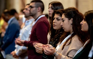 Ju00f3venes durante el Su00ednodo / Foto: Daniel Ibu00e1u00f1ez (ACI Prensa) 