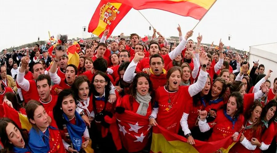Jóvenes españoles durante la Jornada Mundial de la Juventud de Madrid (España). Foto: LOR/VaticanMedia?w=200&h=150