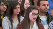 Jóvenes palestinos se preparan para la JMJ 2016 / Foto: Captura de video (Christian Media Center)