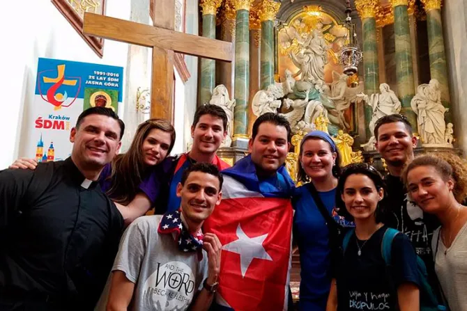 VIDEO: Desde Cracovia estos jóvenes rezan a San Juan Pablo II por la libertad de Cuba