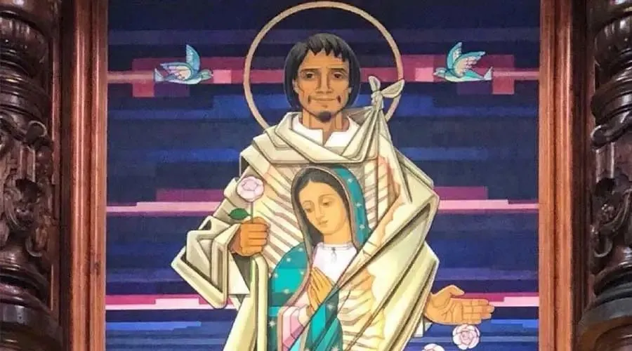 Imagen de San Juan Diego en la antigua capilla de indios, en la Villa de Guadalupe de Ciudad de México. Crédito: Fiorella Garrido / ACI Prensa.?w=200&h=150