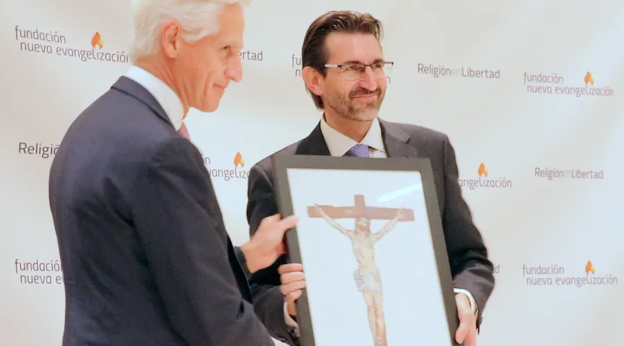 Juan Carlos Corvera, presidente de la Fundación Educatio Servanda, uno de los galardonados en la I entrega de premios Religión En Libertad. Foto: REL