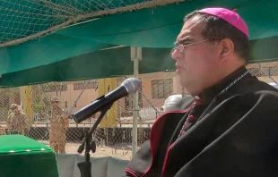 Mons. Juan Carlos Vera. Cru00e9dito: Twitter Eju00e9rcito del Peru00fa 