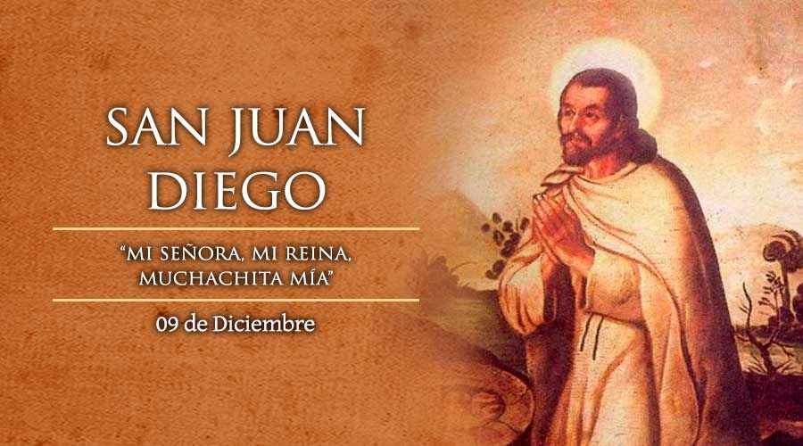 Cada 9 de diciembre se celebra a San Juan Diego, el vidente de la Virgen de Guadalupe