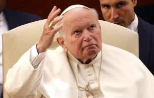 Papa San Juan Pablo II, 7 de septiembre de 2004. Cru00e9dito: Shutterstock 