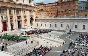 El Papa celebra la Misa en el Jubileo de los Enfermos y Discapacitados. Foto: Alexey Gotovsky / ACI Prensa 