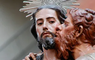 Judas besa a Jesús al entregarlo. Crédito: Pixabay 