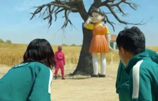 Escena de El Juego del Calamar. Cru00e9dito: Captura de video / Netflix. 