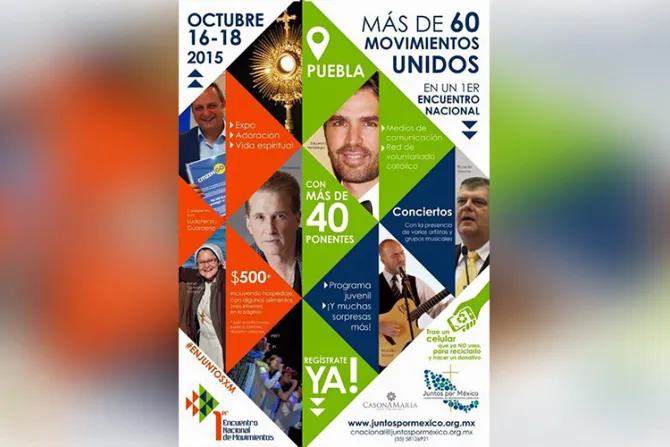 “Juntos por México” reunirá a Emmanuel, Verástegui, Lianna Rebolledo y 10 mil católicos