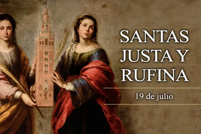 Hoy celebramos a las santas Justa y Rufina mártires, dos hermanas unidas por el amor a Cristo