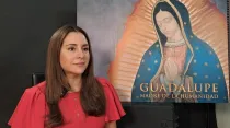 La actriz mexicana Karyme Lozano. Crédito: Nicolás de Cárdenas / ACI Prensa