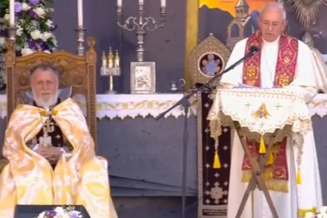 TEXTO COMPLETO: Discurso del Papa Francisco al final de la Divina Liturgia en Armenia