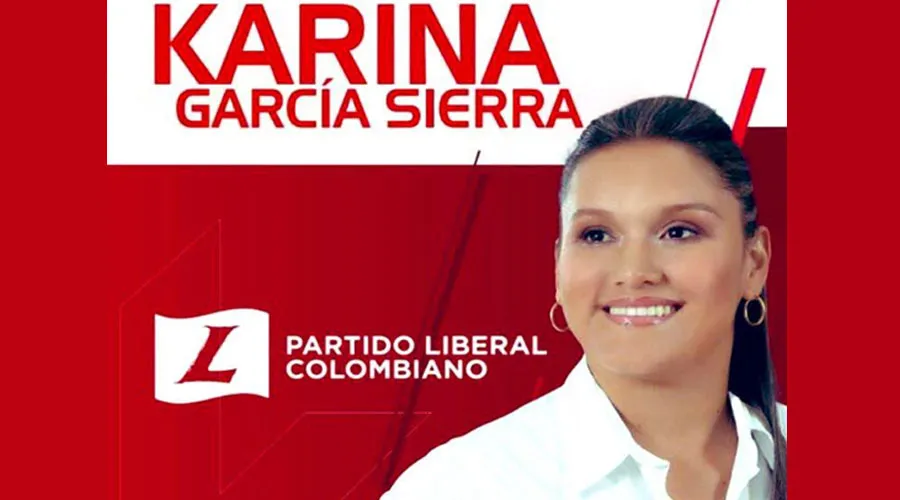 Afiche de campaña de Karina García, asesinada el 1 de septiembre en Colombia?w=200&h=150