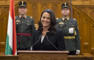 Katalin Novak, primera presidenta de Hungru00eda. Cru00e9dito Twitter Katalin Novak 