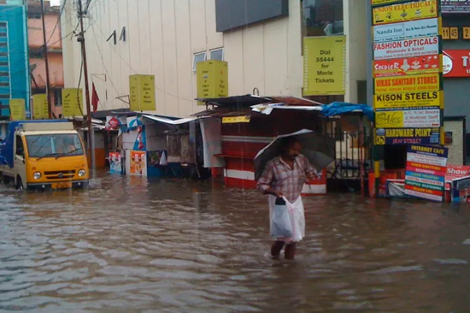 Iglesia lidera labores de rescate y socorro tras inundaciones en la India 