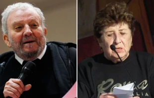 Los coiniciadores del Camino Neocatecumenal, Kiko Argüello y Carmen Hernández. Crédito: Archidiócesis de Madrid. 