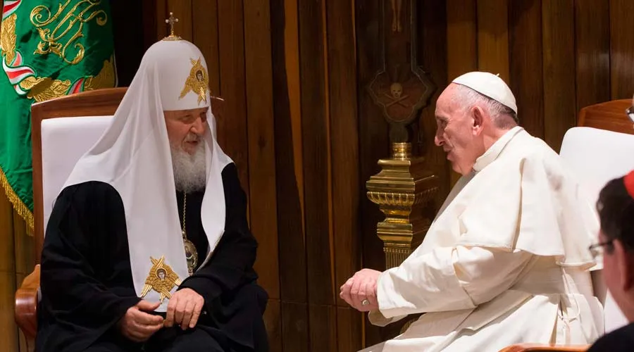 El Patriarca ortodoxo ruso Kirill y el Papa Francisco / Foto: L'Osservatore Romano?w=200&h=150