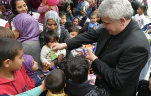 Imagen referencial del Cardenal Krajewski. Cru00e9dito: Vatican Media 