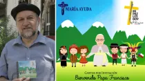 Leonardo Caro autor del CD "Bienvenido Papa Francisco" / Imágenes: Leonardo Caro - Comisión Papa Francisco en Chile