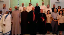 El Cardenal Leonardo Sandri y diversos representantes de la Iglesia Católica en irak. Foto L'Osservatore Romano
