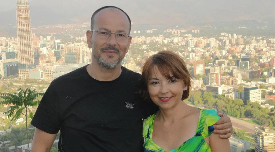 Leopoldo Quezada y su esposa / Facebook de Leopoldo Quezada