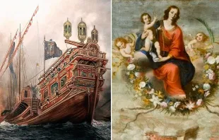 Batalla de Lepanto y Virgen de la Victoria. Foto: Wikipedia 