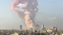 Explosión en el Líbano. Crédito: ACN. 