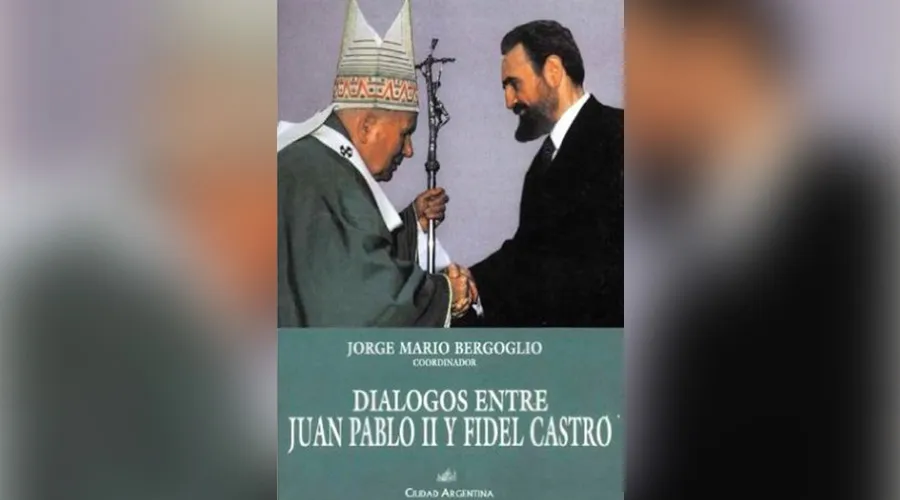 Portada de libro "Diálogos entre Juan Pablo II y Fidel Castro"?w=200&h=150