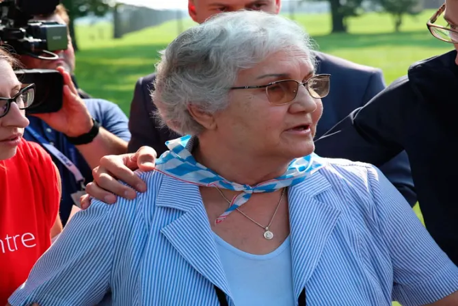 FOTOS: Esta cristiana sobrevivió a Auschwitz y hoy volvió para contar su historia