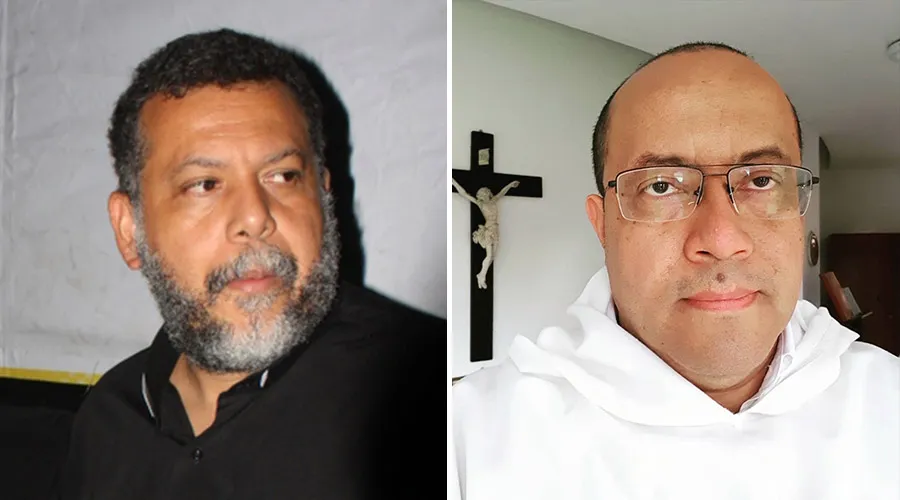 Padre Alberto Linero (izquierda) y Fray Nelson Medina (derecha) / Crédito: Fray Nelson (izquierda ) y Flickr de Keneth Cruz (derecha) (CC BY-NC 2.0)