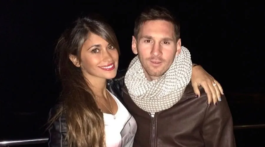 Lionel Messi y Antonella Roccuzzo. Foto: Instagram oficial de Messi.