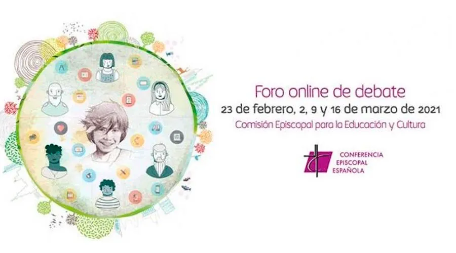 Logo del Foro Virtual organizado por la Conferencia Episcopal Española. Foto: CEE