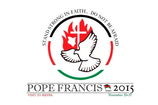 Estos son el logo y lema oficial de la visita del Papa Francisco a Kenia