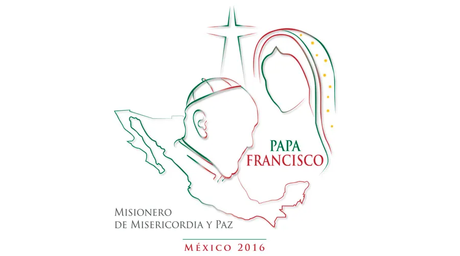 Este es el logo y lema oficial del Viaje del Papa Francisco a México