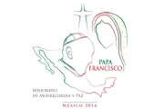 Este es el logo y lema oficial del Viaje del Papa Francisco a México