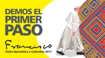 Logo de la visita del Papa Francisco a Colombia