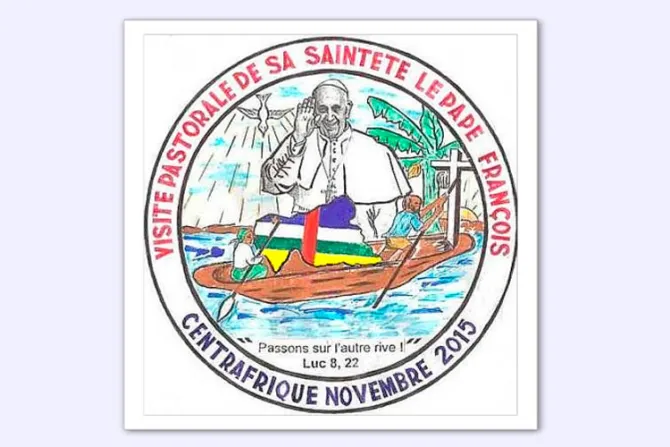 Este es el logo oficial de la visita del Papa Francisco a República Centroafricana